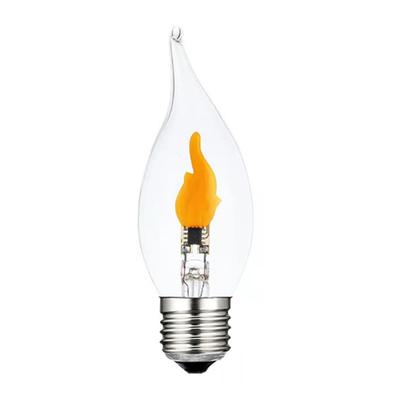 Lâmpada LED Chama E27 Lâmpada de Luz de Chama Cintilante Lâmpada de Efeito de Fogo Realista para Decoração Interna Externa de Halloween Natal