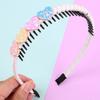 1/5PCS Glitter Heart Headbands Girls Sparkly Heart Shaped Headband Teeth Hairbands Children Kids Party School Hair Accessories