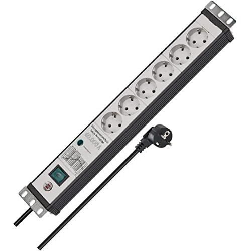 Multiprise - BRENNENSTUHL - Premium-Line - 6 prises - Câble 3 m - Protection 60 000 A