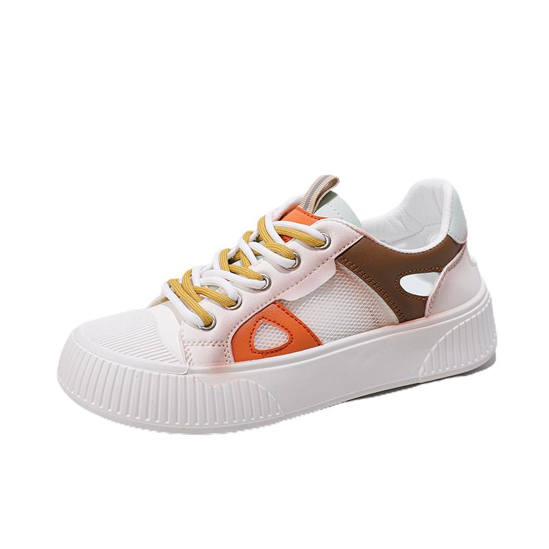 Lässige Vulkanisierte Sportschuhe für Damen Plateau Mischfarbe Atmungsaktive Lauf-Sneaker Luxus Damen Schuhe
