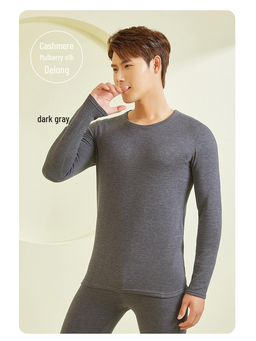 

Мужской комплект термобелья из шерсти и шелка на осень/зиму 2XL