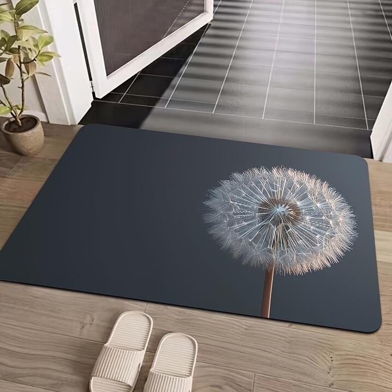 

1Pcs Anti Fatigue Kitchen Rugs, Dandelion Design Print Waterproof Non-Slip Thick Cushioned Kitchen Mat Heavy Duty Comfort Standing Mat for Kitchen 40*60cm