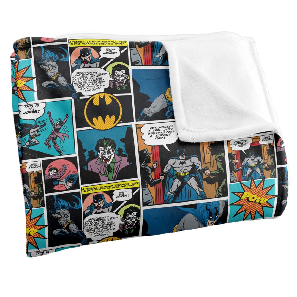 Batman Comic Collage Blanket
