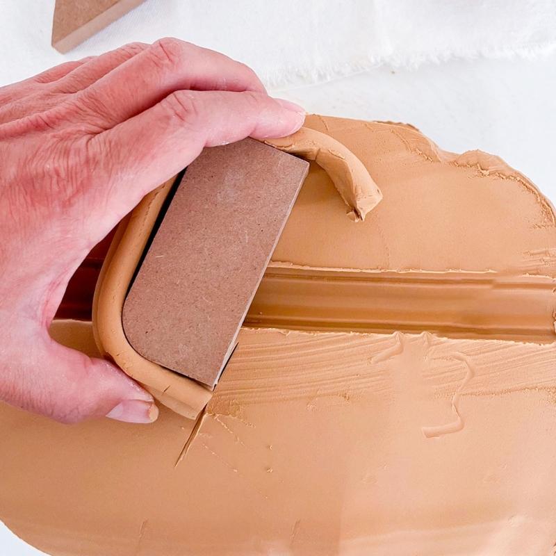 9 Pezzi Strumento per Modellare in Ceramica Costruito con Pannello di Densità per Progetti di Artigianato Studi Casalinghi o Laboratori