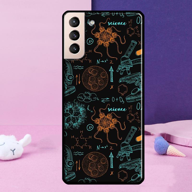 Biology and Chemistry Phone Case For Samsung Galaxy S24 Ultra S25 Ultra S9 S10 S20 S21 S22 Plus S23 S24 FE Cover