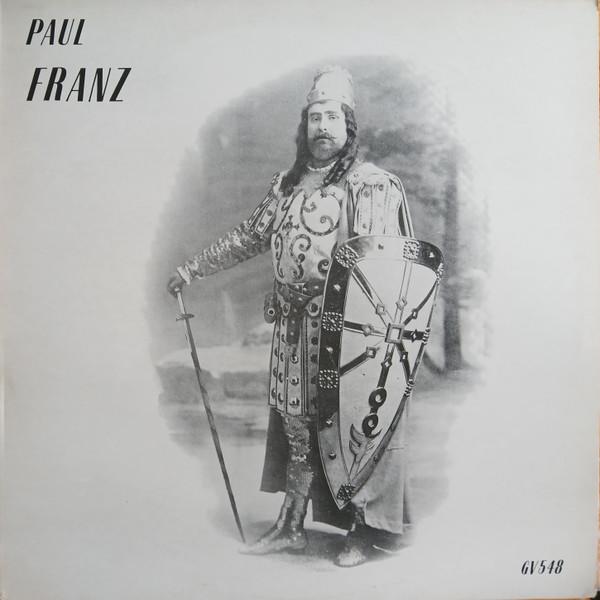 

LP Record PAUL FRANZ Paul Franz GV548 Rubini Records 1980 UK Classical Used