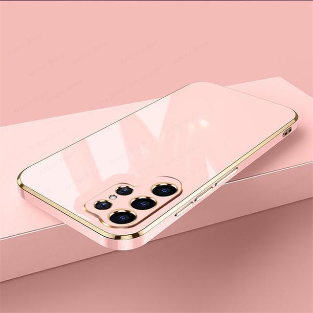 Luxusní pokovovací pouzdro pro Samsung Galaxy S22 S23 Ultra S10 Plus S21 S20 Fe Note 20 A51 A12 A71 A54 A32 A33 A13 A53 A52s 5g kryt
