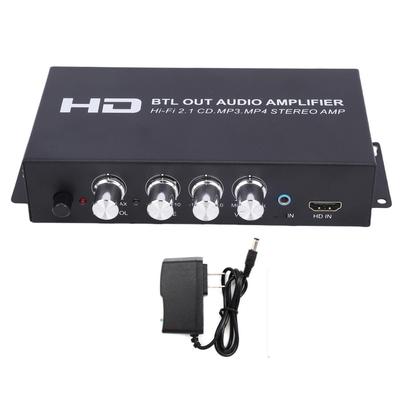 Stereo Power Amplifier Dual Channel Sound Receiver HiFi Stereo Amplifier Support High Definition Multimedia Interface