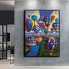 5D DIY Diamond Embroidery Hot Air Balloon Diamond Painting Mosaic Home Decoration