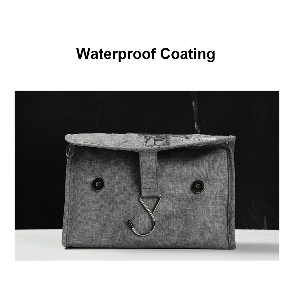 Portable Nylon Mesh Washing Supplies Storage Bag Waterproof Multifunction Travel Storage Handbag Large Capacity Hanging Bags