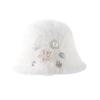 Autumn and winter light luxury rhinestone thickened and enlarged rabbit hair wool hat women's fashion light luxury warm ear protection bucket hat