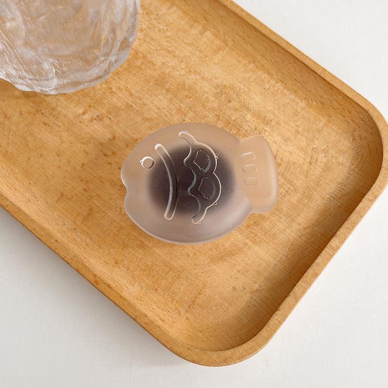 Transparent Matte Sandwich Color Snapper Burnt Mobile Phone Airbag Bracket Pasted Retractable Niche Creative Watch Drama