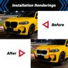 For BMW X3 G01 2022 2023 2024 Automobile Water Tank Protective Cover Font Air Intake LED Grille Modification Decoraiton Body Kit