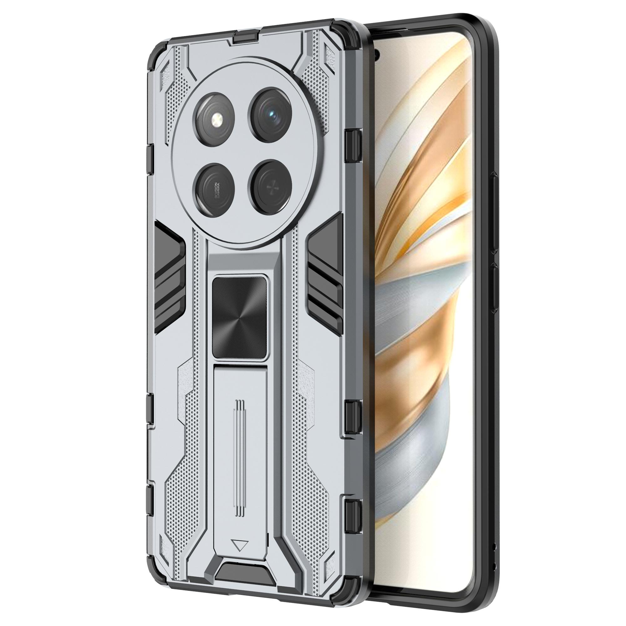 

For Honor Magic7 Lite 5G/X9c 5G/X60 Pro 5G Case PC + TPU Shockproof Phone Cover with Kickstand B