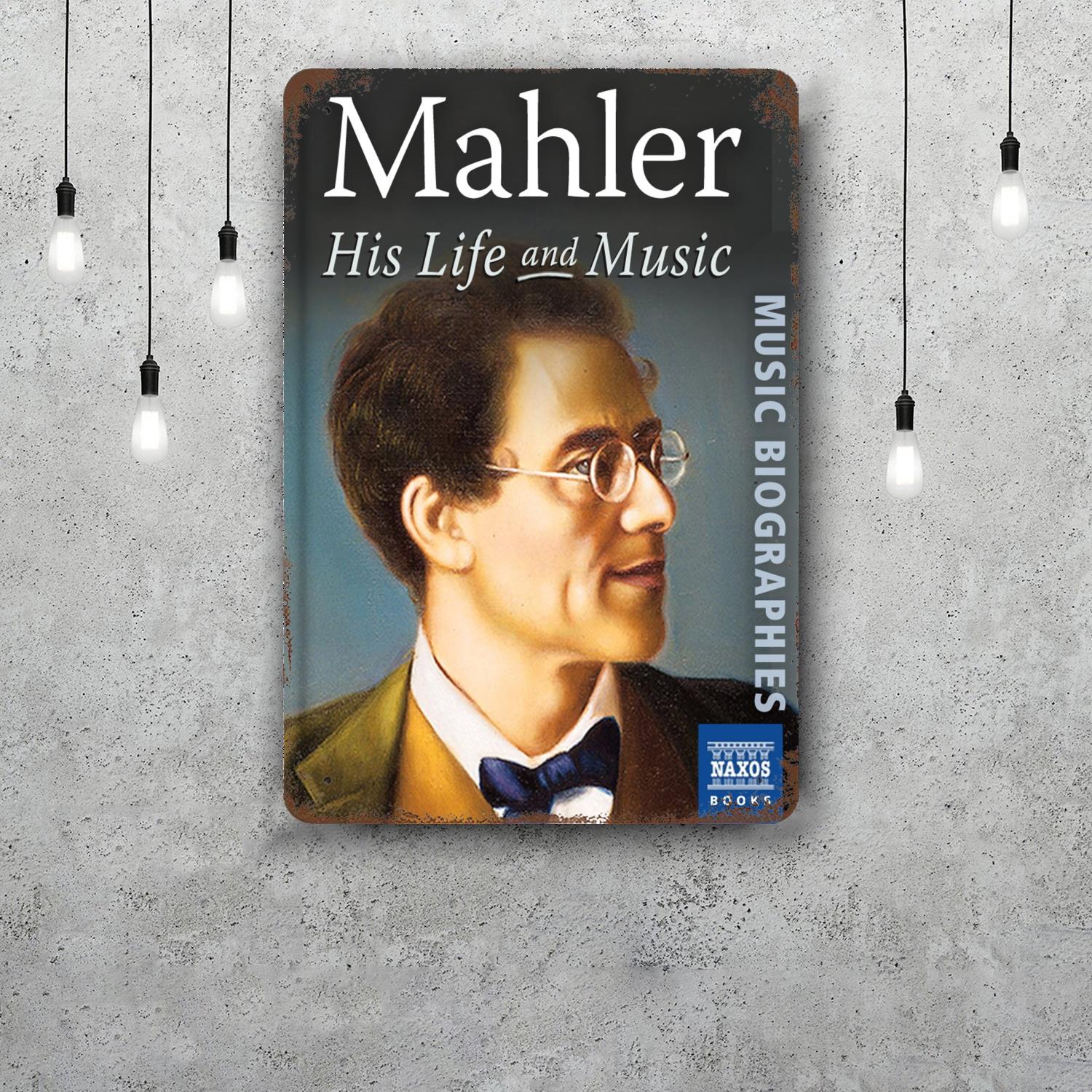 

Gustav Mahler Decor Vintage Metal Signs Tin Signs Captain Poster Decor for Bar Pub Club Man Cave Wall Decoration 20x30cm（7.8x11.8inch）