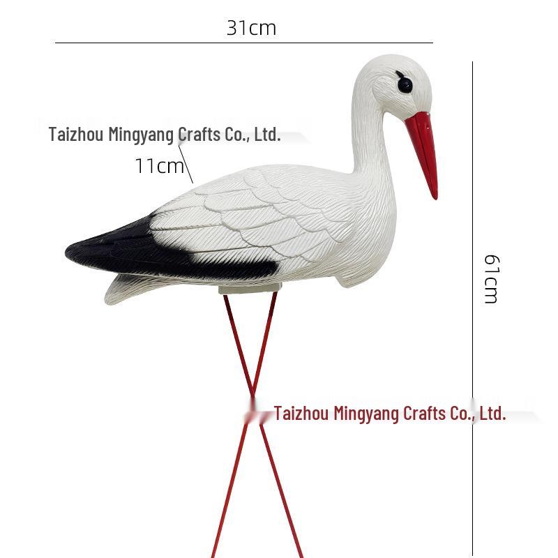 Cross-border Flamingo & Crane Outdoor Animal Decor Set for Garden or Wedding