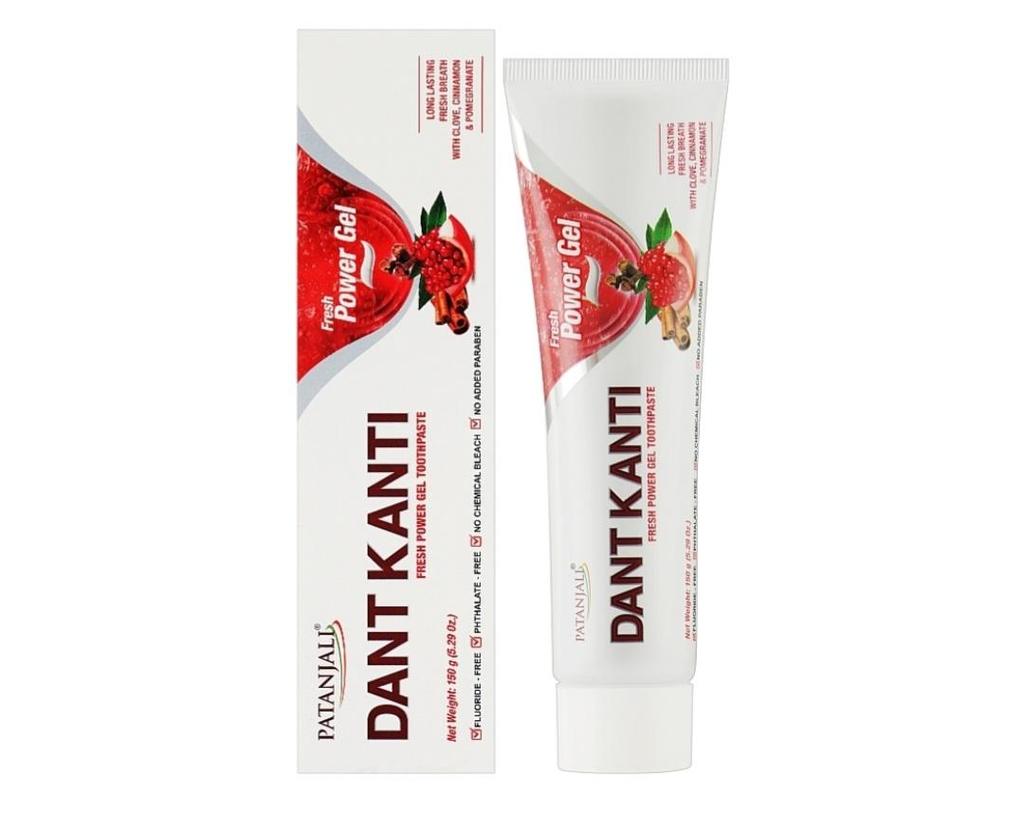 Toothpaste The Power of Fresh Gel Patanjali Dant Kanti Fresh Power Gel Toothpaste