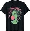Medusa Gomma da Masticare Mitologica Serpente Capelli Dea Femminista Maglietta Uomo Donna Magliette Top Maglietta Unisex Uomo Donna Magliette Top