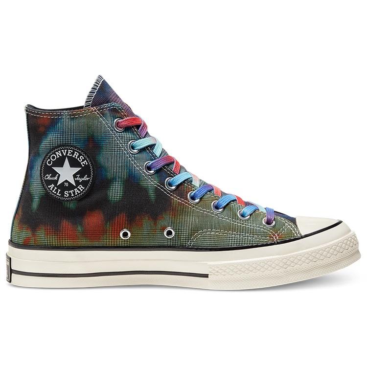 Converse Chuck 70 High 'Tie Dye Plaid' Men's 168752C