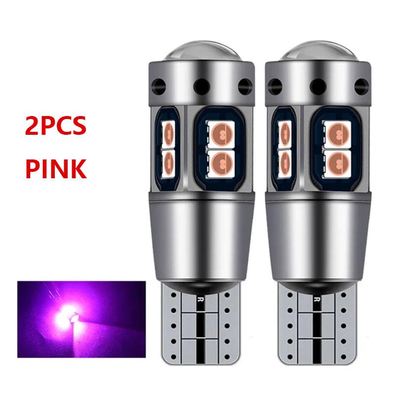2Pcs Super Bright T10 W5W 168 192 Led Tail Light 3030 10SMD 12V Car Led Auto Side Lamp CANBUS NO Error Car Marker Parking Bulb