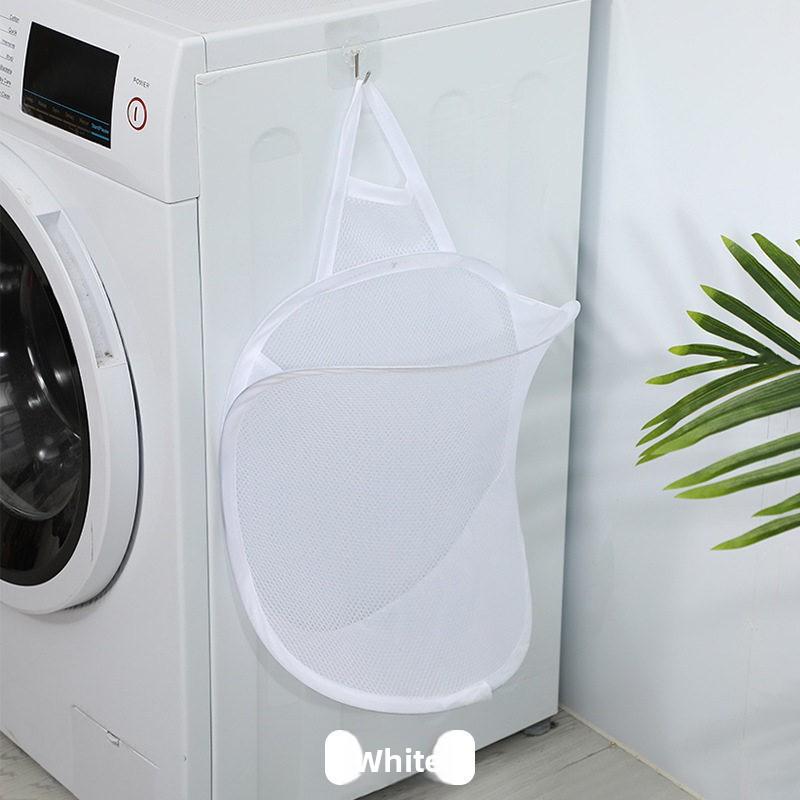 Separate Foldable Wall-mounted Dirty Clothes Basket Dirty Laundry Bin Dirty Clothes Storage Basket Bathroom Storage Basket