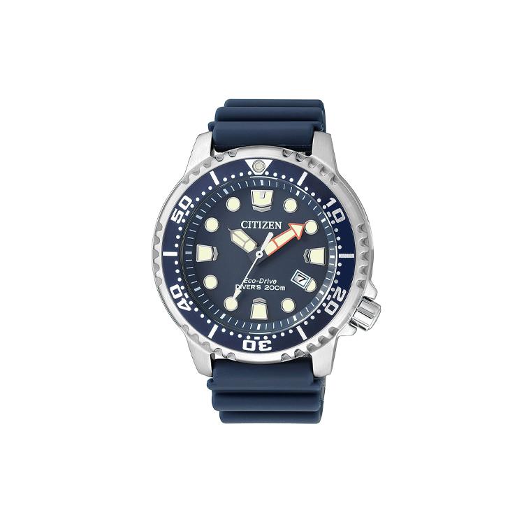 CITIZEN PROMASTER Light Powered Quartz Movement Stainless Steel Strap Watch Men s Watches Blue Dial BN0151-17L Blue Dial