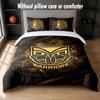 Wigan Warriors Design Bed Bedding Set 1 Duvet Cover + 2 Pillowcases Soft Breathable Household Bed Linens