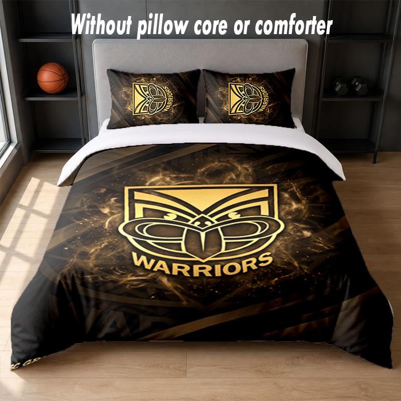 Wigan Warriors Design Bed Bedding Set 1 Duvet Cover + 2 Pillowcases Soft Breathable Household Bed Linens