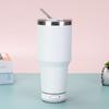 30oz Vacuum Insulated Stainless Steel Travel Mug With Straw Lid Car Office Outdoor Use