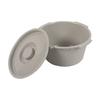 Bassin de commode Contenant Toilettes mobiles Confortable Robuste Léger Seau polyvalent