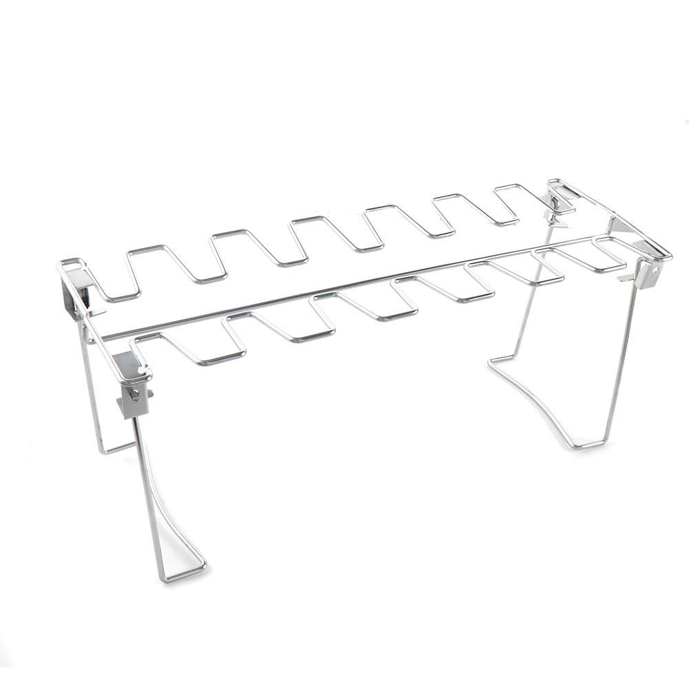 

Stainless Steel BBQ Rib for Cooking Grilling Basket Mesh Clip Chicken Wing Leg Rack Grill Holder BBQ Shelf Barbecue Accessories