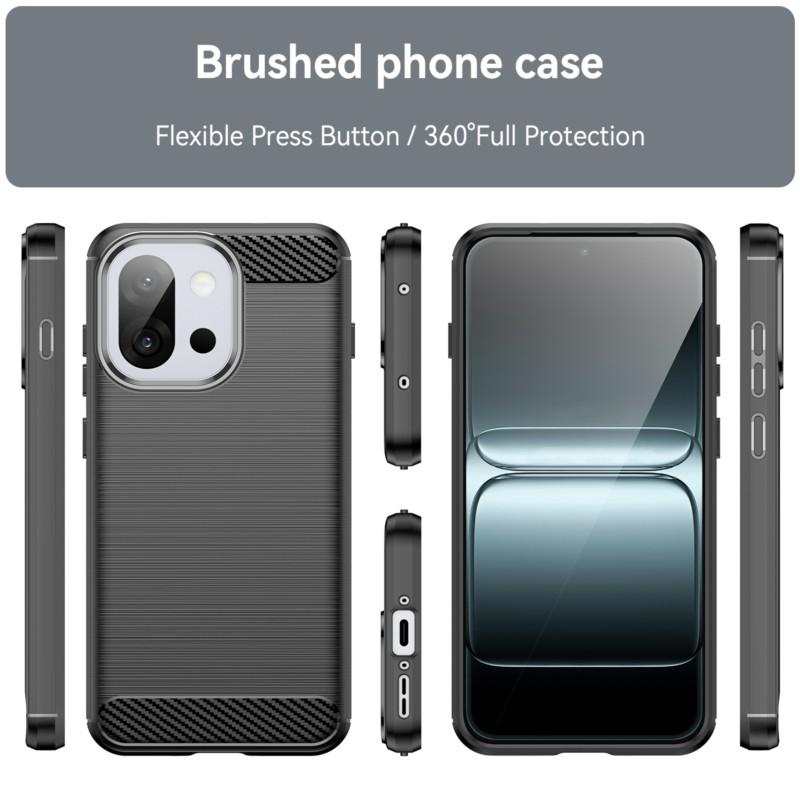 For OnePlus 13s 5G Case For OnePlus 13s 5G Case Carbon Fiber Shockproof Soft Silicone Back Case For OnePlus 13s 5G