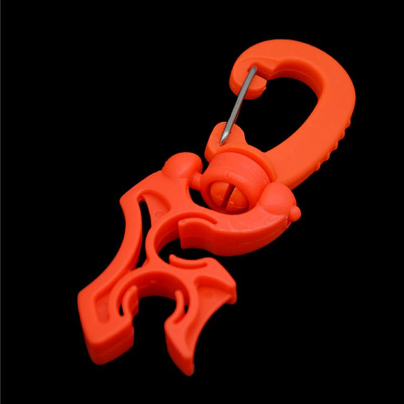  BCD Hose Retainer Clip for Double Hoses Secure Attachment Clip Lightweight Strong for Snorkeling and Diving