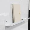 Magnetic Shelf 43cm Floating Holder for Book Metal Storage   with Anti Slip Raised Lip for Classroom Whiteboard   Refrigerator Side Washe