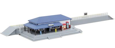 Rokuhan Z Spur Bahnhofsgebäude blau S047-1 Set,