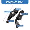 Motorcycle Highway Pegs Short Angled  ride Footrests with Adjustable Mount Aluminum Rubber for  1.25" Engine Guard