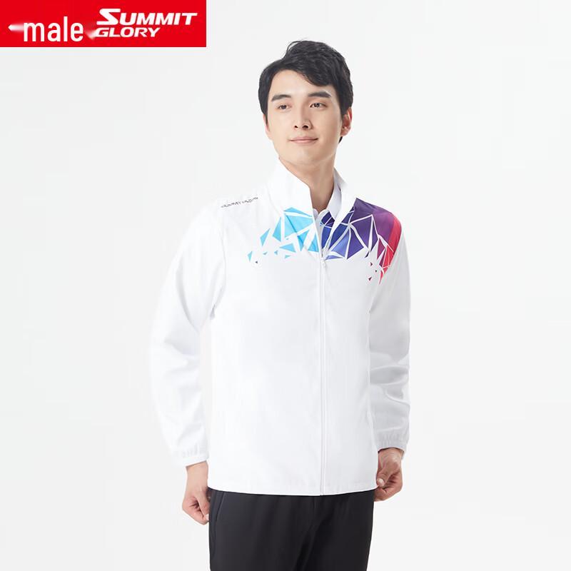 Lansheng Tianxia Men s Woven Stand Collar Printed Sportswear Jacket MA2156 S