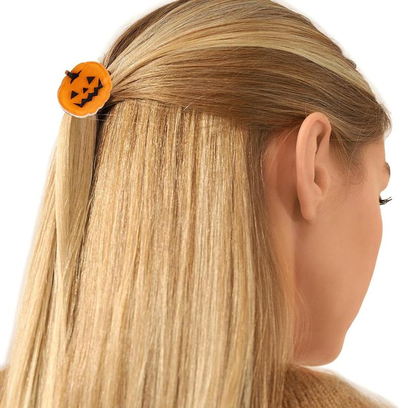 Pumpkin/Ghost Halloween Theme Hair Claw Clip Holiday Party Headwear Hair Claws For Hair Diy Accessory Hair Styling