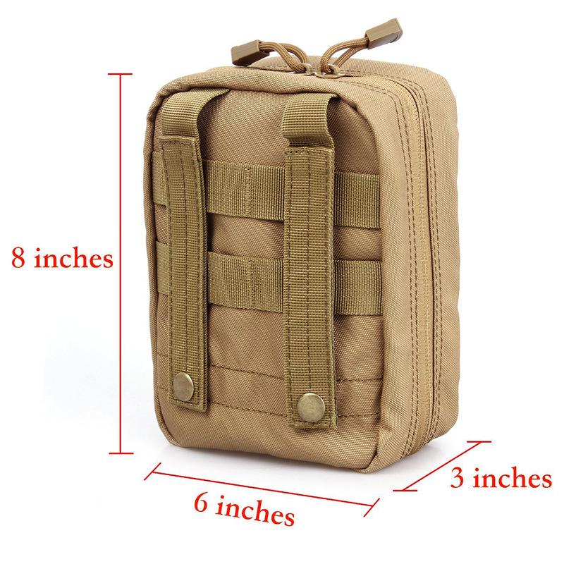 Tactical Outdoor Waist Pack: Molle Training, Camping, and First Aid Kit