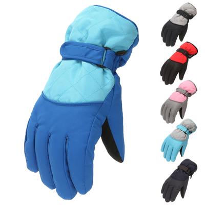 Children's Outdoor Ski Gloves Cycling Gloves Winter Mountaineering Warm Gloves Waterproof