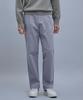 SHIFT.G Semi Wide Brushed Cotton Pants Light Gray