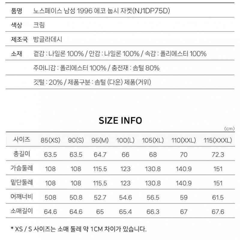  North Face  North Face Men S 1996 Eco Knuckle Jacket Padding  Nj1dp75d 