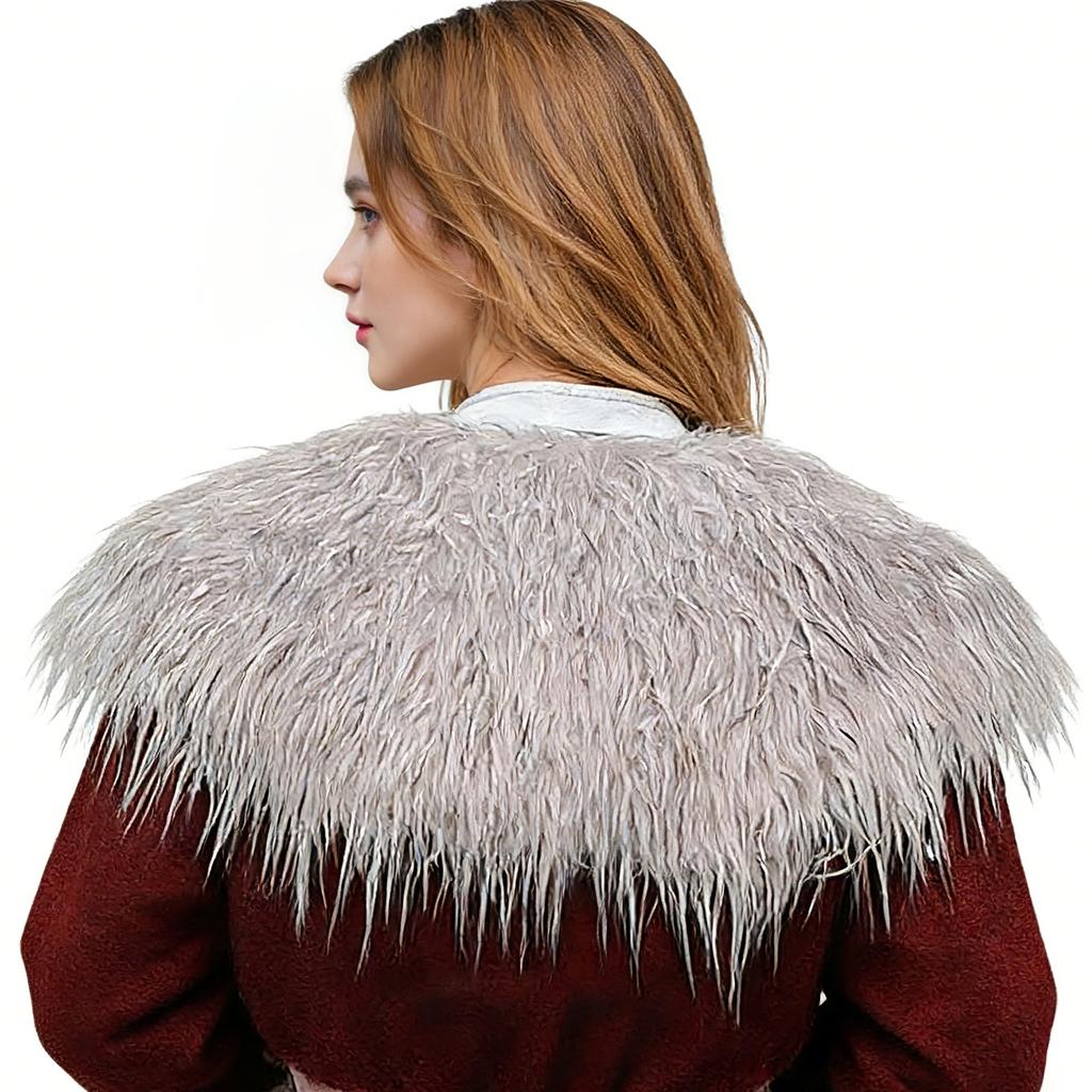 Unisex Faux Grass Cosplay Cloak Shawl Cape