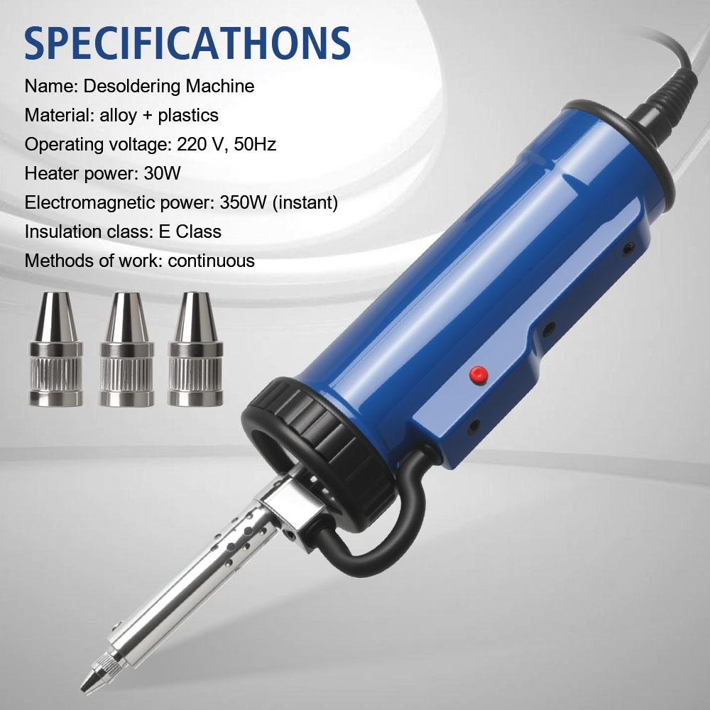 Electric Solder Tin Sucker Vacuum Soldering EU/US Plug New Desoldering Machine Remove Pump ADT03