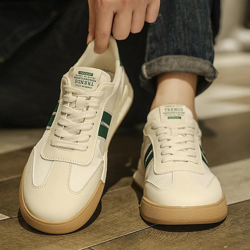 Men's Shoes Fashion Breathable White Shoes Men's Sports and Leisure Shoes Board Shoes Men's Trend Versatile