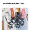 Car Keyring Leather Plaid Keychain Buckle Key Ring Chain Holder For Citroen C4 C3 C5 C1 C2 C6 C4L DS3 DS4 Berlingo Picasso WR3