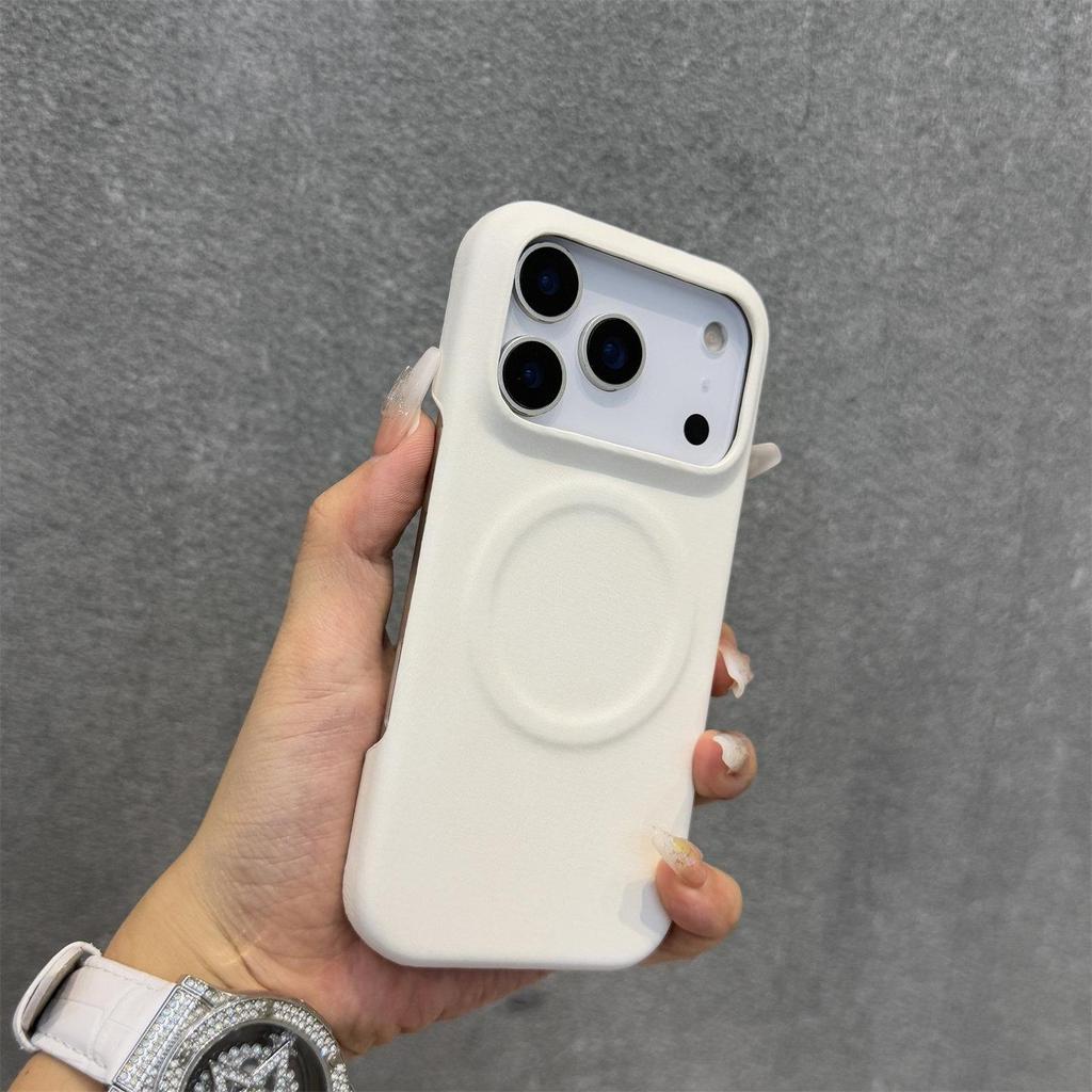 Suede Magnetic Hard Shell Case for iPhone 17 Pro Max