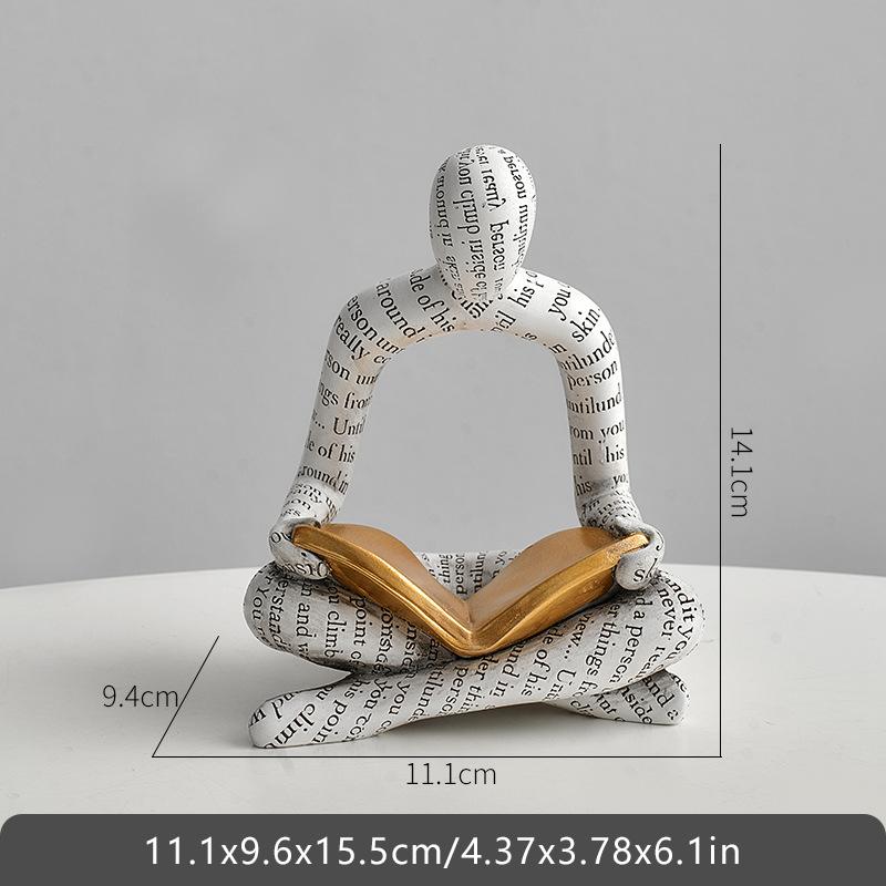 

Чтение Портретные Украшения Полые С Буквами Смоляные Поделки Искусство Для Пары Подставка Под Телевизор Винный Шкаф Гостиная Домашняя Мебель Подарок белый
