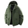Wolass Windproof Unisex Long Solid Size M Men's Jacket, Outerwear, Windproof, Hooded, Water-Repellent, Lightweight, Casual, Sleeve, Color, Spring,