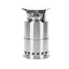 Stainless Steel Medium Camping Stove Foldable Firewood Stove for Outdoor Cooking Hiking Picnic BBQ with Compact